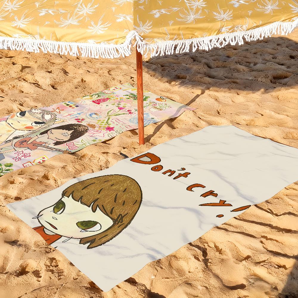 Art Y-Yoshitomo Nara Towel Towels For Beaches Yoga Studios Gyms Hot Springs Swimming Pools And Picnics