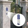Je Scroll On Door Metal Blessing Mezuzah Front Door Decor Home Blessing Door Pillars Ornaments Embellished Craft New