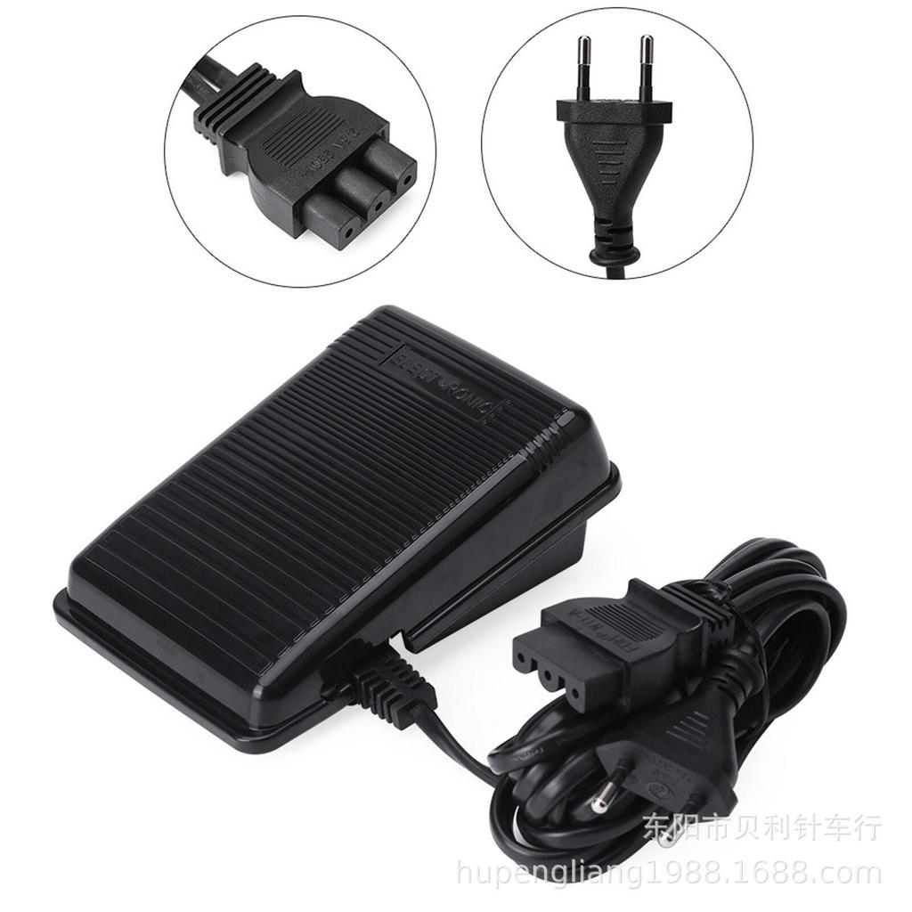 Multifunktions-Nähmaschinenpedal mit CE-Dreipol-Netzkabel (220V/110V) für Singer