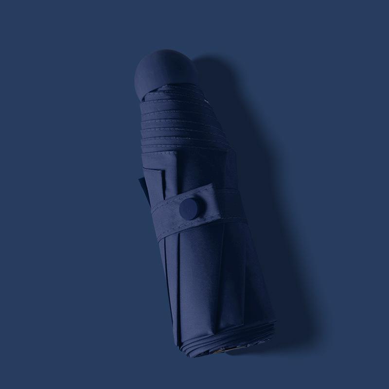 Wow Ultra-Light Five-Fold Customized Umbrella - UV Protection and Sunshade for All Weather