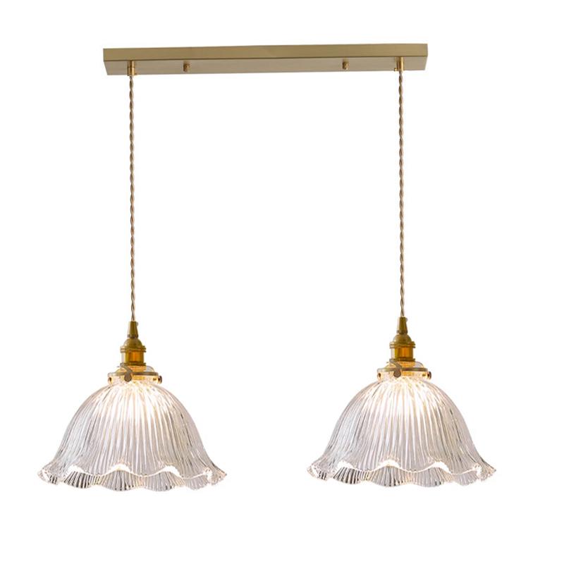 Home Decor Vintage Glass Pendant Lights For Kitchen Island Interior Antique Hanging Ceiling Lamps Nordic Suspensions Luminaire
