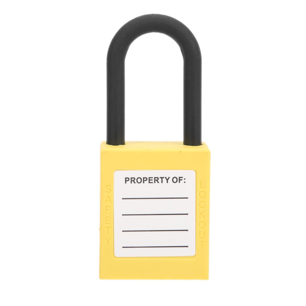 10 Sets 38mm Lockout Lock Dustproof Nylon Industrial Engineering Insulation Security Tool for Factories