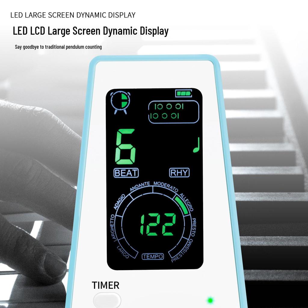 Solo Mechanical Metronome for Piano, Guitar, Violin - Precise Rhythm Keeper for Exams