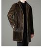 Men's Double-Sided Sable Fur Mid-Length Winter Coat