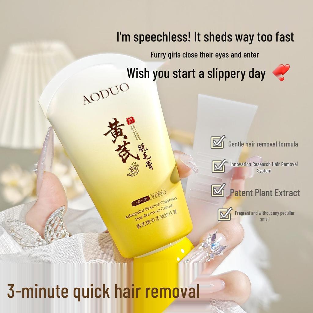 SmoothGlide Haarentfernungscreme - Sanfte, schmerzlose und dauerhafte Lösung für den ganzen Körper, Beine, Achselhöhlen und empfindliche Bereiche.