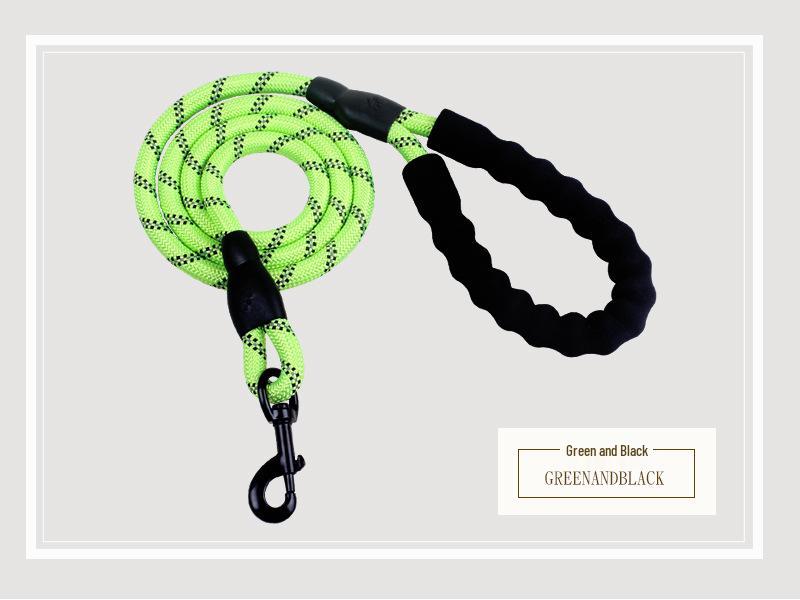 Reflective Nylon Dog Leash - Medium & Large Breeds