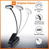 Mini LED Book Light Portable Eye Protection Reading Lamp Flexible Adjustable Battery Powered Study Light Bedroom Bedside Clip