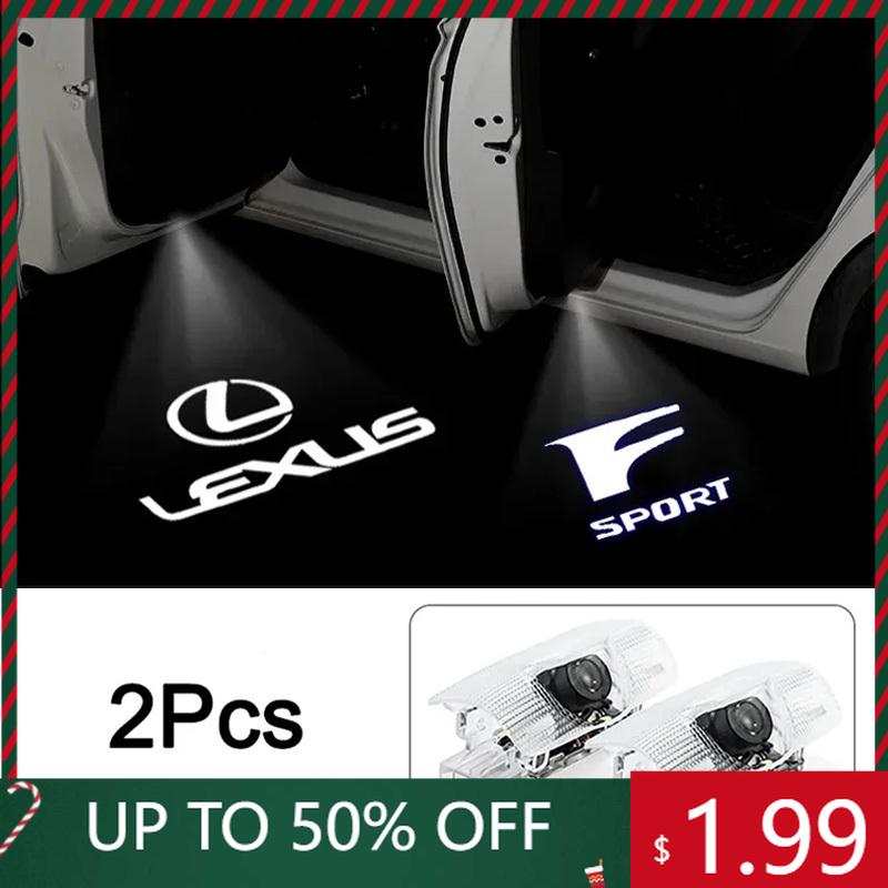 Autoaufkleber HD Auto Türleuchte Projektor Auto Emblem Willkommenslicht Für Lexus F SPORT RX330 IS250 Ct200h ES300h RX350 IS300h RX450h