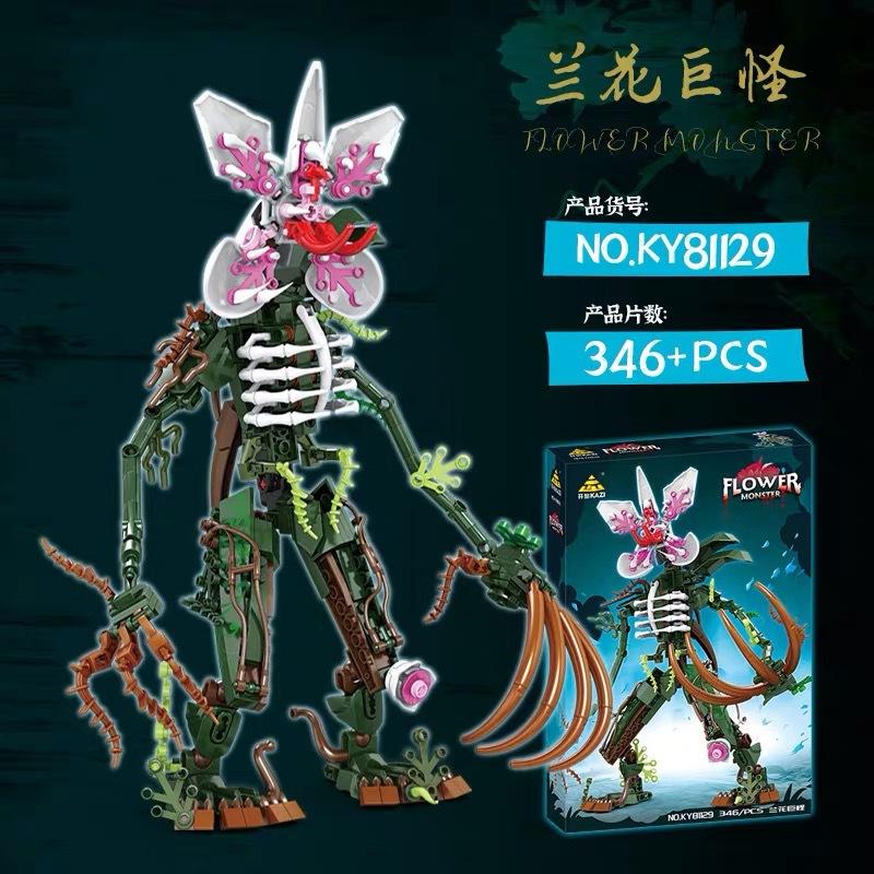 Stranger Things Demogorgon Monster Blume Alien Modell Bausteine Set für Kinder