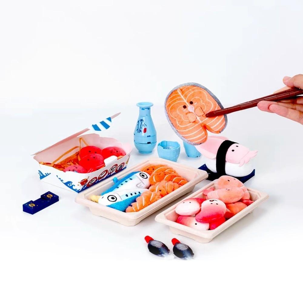 Salmon Seafood Platter Pendant Fish Fillets Mini Hanging Doll Bag  Aquarium Gift