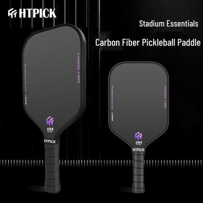 HTPICK Professional Carbon Fiber T700 Frosted Pickleball Paddle Set