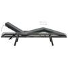 VidaXL Sonnenliege mit Auflage Poly Rattan Grau