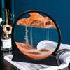Creative Ornament Hourglass 3d Landscape Flowing Sand Painting For Birthdays Office And Desktop Decor