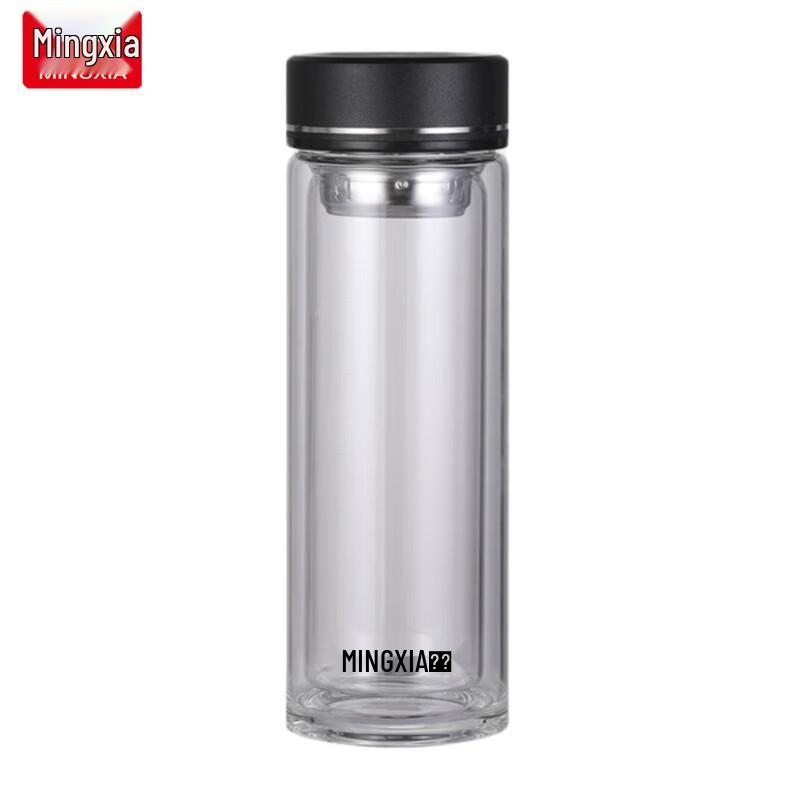 Mingxia Double-Layer Glass Tea Infuser Bottle 320ml