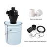 Cyclone Separator Dust Collector: Vacuum Cleaner Filtration Bucket for Dust and Precious Metal Collection