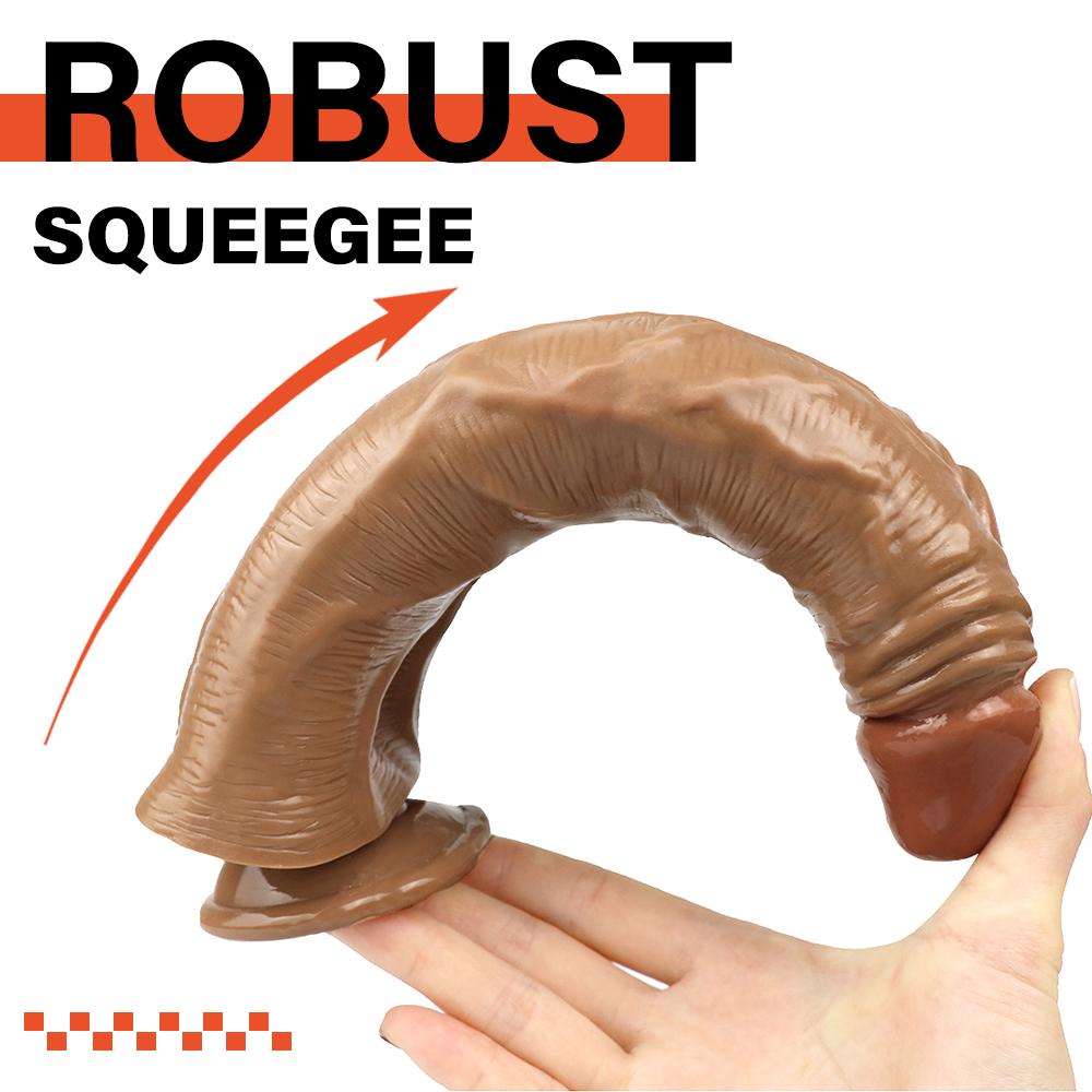 Kobiety Dildo G-punkt Masaż Masturbacja Realistyczne Odczucie Prawdziwy Penis Seks-Zabawki Dla Dorosłych Erotyczne Narzędzie