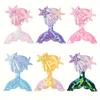 1PC New Mermaid Princess Tail Hairpin for Girls Kids Bangs Decorative Cute Cartoon Children's Baby Headwear Hair Accessories