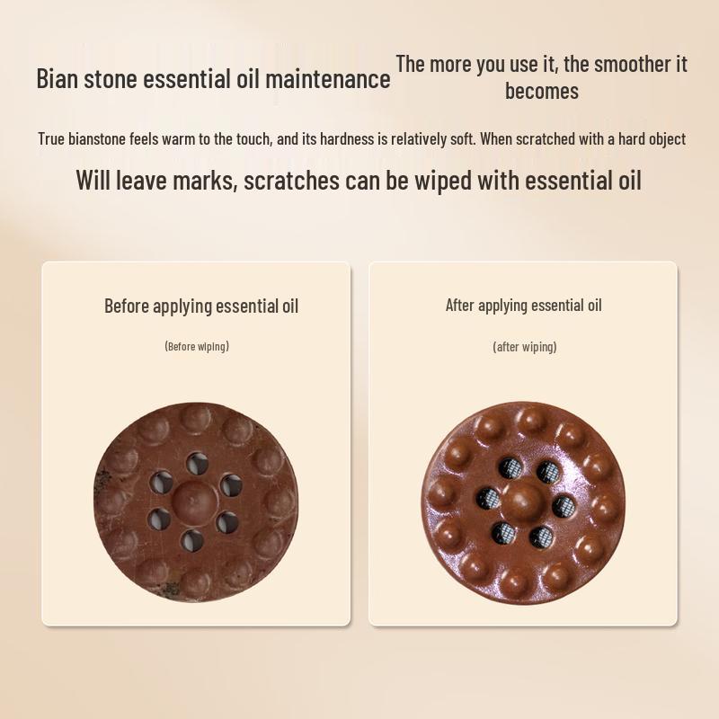 AIXIUTANG Roter Bianstein Moxibustion & Gua Sha Massagegerät