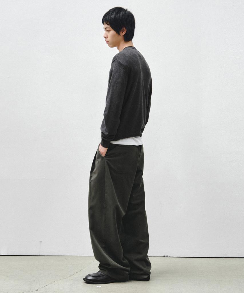 INTEMPOMOOD Long Pleated Chino Pants: 3 Colors