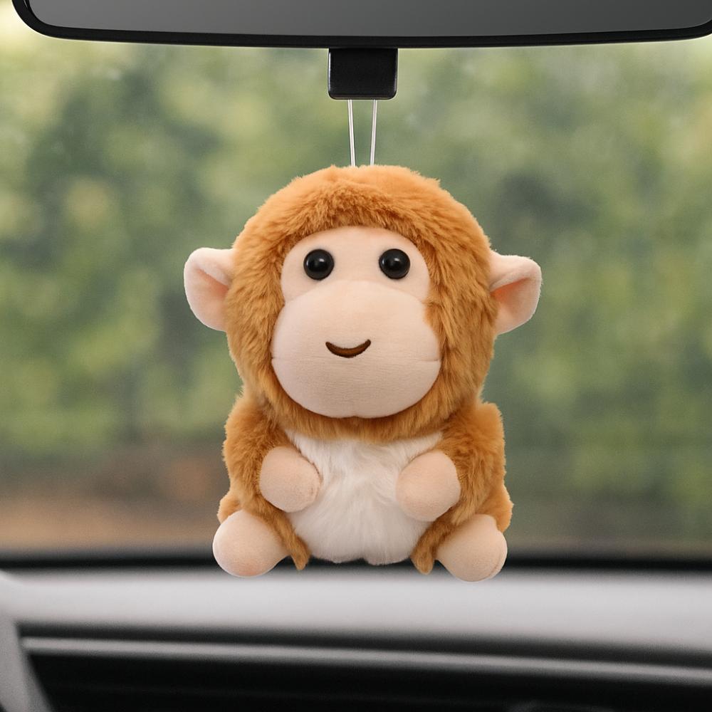 Stuffed Animals Monkey Plush Toy Plush Doll Monkey Car Pendant Little Monkey Pendant  Bag Pendant