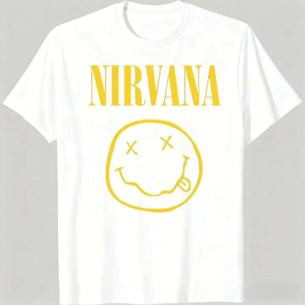 

New Rock Band Unisexs Tshirt HipHop Style Printed Summer Unisexs and Womens Y2K Tees Casual Loose Outdoor Street Unisex Clothes S
