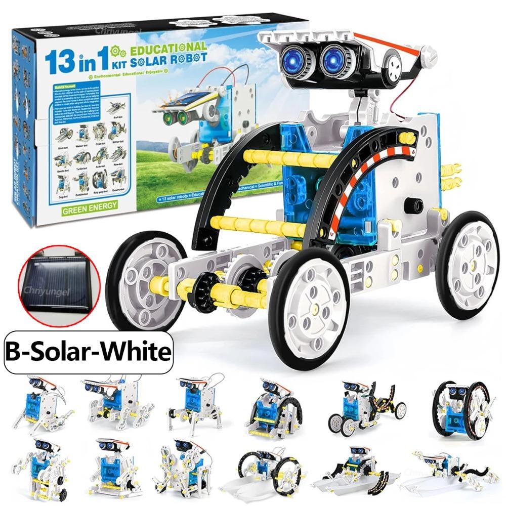 12-in-1 STEM Roboter Bausatz Spielzeug DIY Ingenieurwesen Konstruktionsset Pädagogisches Wissenschaftsexperiment Geschenk für Kinder Jugendliche