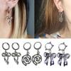 Fashion Pendant Earring Sweet Cool Bowknot/Thread Star Dangle Earrings Elegant Small Hoop Earrings Party Jewelry