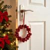 Holiday Decorative Accessories Christmas Tree Bell Pendant with Lanyard, Ring Hanging Decoration for Ornament Home Decor, Metal Multicolored