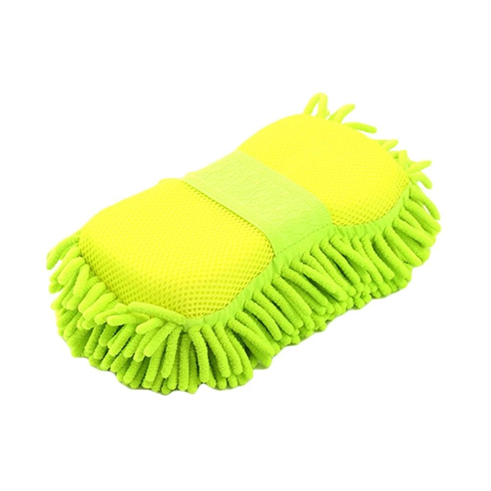 Car Wash Microfiber Chenille Car Wash Sponge Care Washing Brush Pad Washing Towel Tools Auto Gloves Styling Accessories Gadget