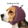Noise Cancelling Dog Ear Muffs Adjustable Elastic Calming Hoodie Dog Ear Wrap For Hearing Protection Grooming Bathing Thunder