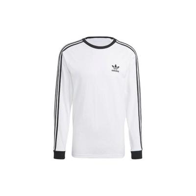 Adicolor Classics 3-Stripes Tričko s dlhým rukávom Biele Pánske Streetwear IA4879
