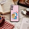 Cute Fat D-Doraemon Blue white   Phone Case For Samsung S 25,24,23,22,30,21,10,9,Ultra,Plus,Lite,FE,4,5 G Soft Black Case