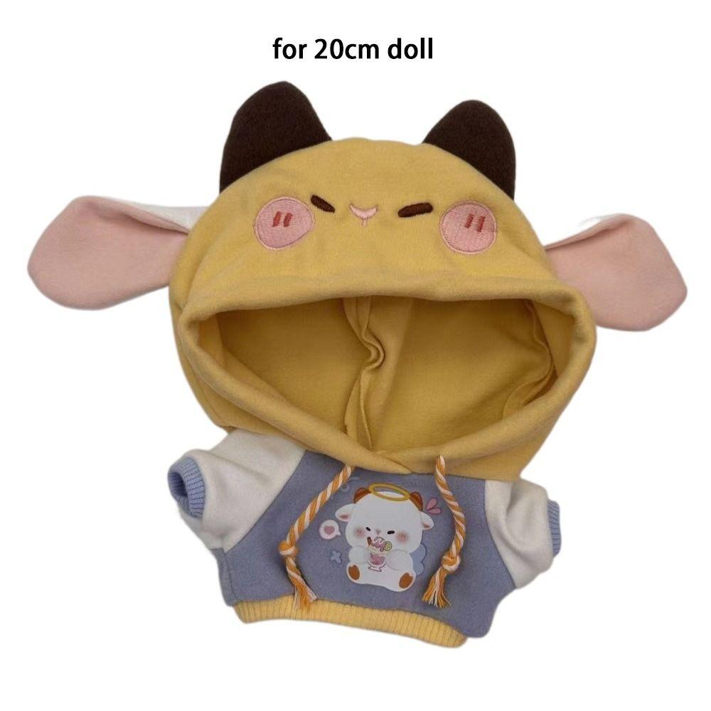 Cute Clothes Hoodies for 20cm Cotton Dolls Hoodie Cute Doll 20cm Clothes  Changing Dressing Game