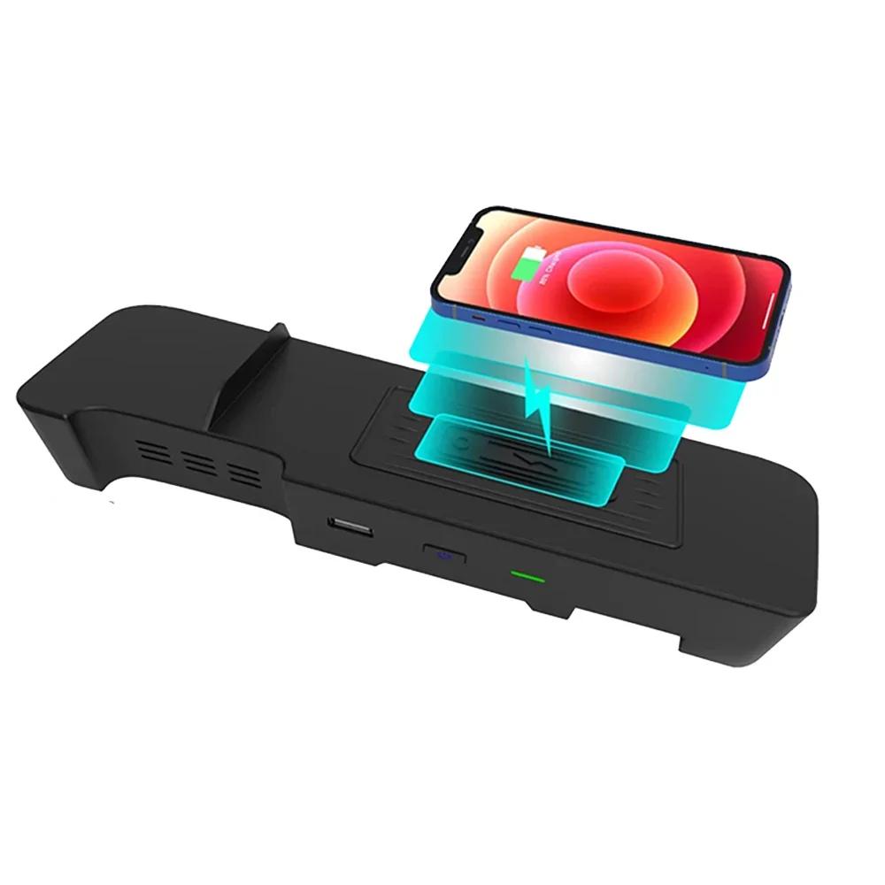 

Автомобильное беспроводное зарядное устройство Qi 15 Вт для телефона Jeep Cherokee 2023 2022 2021 2020 2019 с портом USB