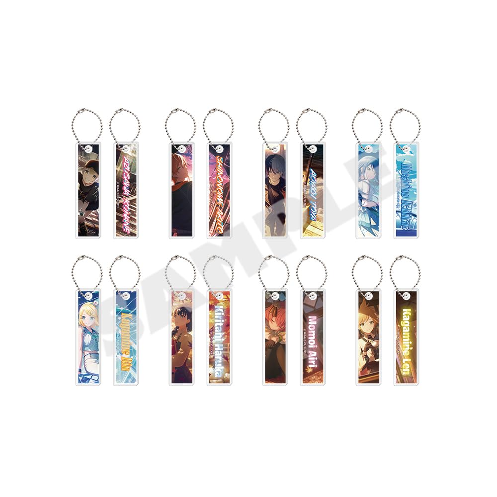 SEKAI Colorful Hatsune Acrylic Stick Keychain Collection A BOX Types In "Project Stage! Feat. Miku" Vol.8 (8 Total)