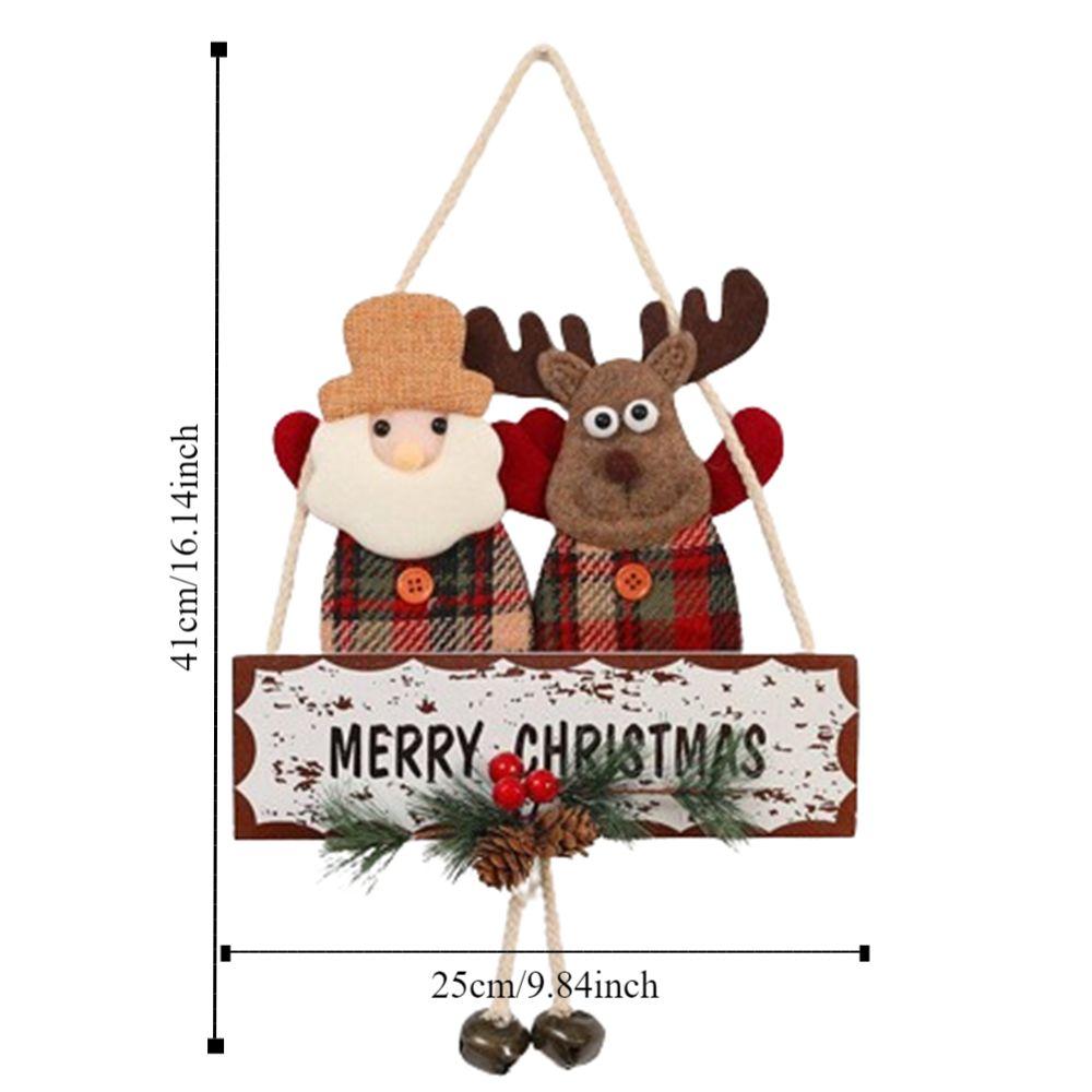 Santa Claus Christmas Pendant Creative Merry Christmas Ornament  Party Decoration