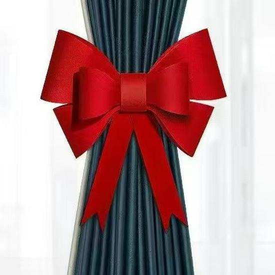 Housewarming Decor Set: Curtains, Ornaments, and Bows for New Home Ceremony