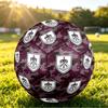 Burnley FootballPrinted Size 5 Soccer Ball, Anti Slip Adult Match Football Souvenir for Football Fans