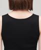 MUSINSA STANDARD WOMAN Women'S Square Neck Knit Sleeveless Top [Black]