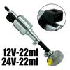 2X 12V 24V 2-5KW Car Air Diesel Heater Oil Fuel Pump For Webasto Eberspacher Truck Parking Heater Pulse Meter Pump w/ Damper