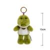 15cm Pet Series Plush Toys Monkey Rhinoceros Panda Chimpanzee Pendant Keychain Stuffed Doll Backpack Pendant Birthday Gifts