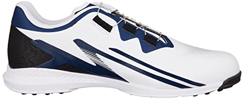 Mizuno Nexlite WG BOA Waterproof Golf Shoes, Men's, White/Navy, Size 25.0 cm, 3E