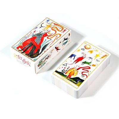 10.3*6 Cm Lilifer Tarot 78 Cps İllüstrasyon, Rider Waite Sistemine Dayalı Suluboyalarla Sezgisel Olarak Elle Boyandı