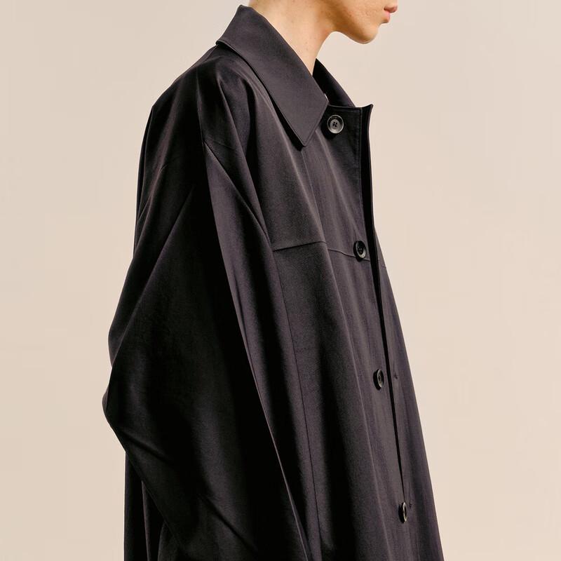 Men's 2024 Autumn Loose Fit Lapel Trench Coat