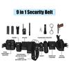 10In1 Tactical Security Duty Belts Multifunctional Gun Holster Flashlight Pouch Sets Utility Kit Belt Military Police Duty Belt