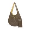 Large Capacity Stylish Rivet Tote Bag For Women Trendy Hollow Design Perfect For Daily Use