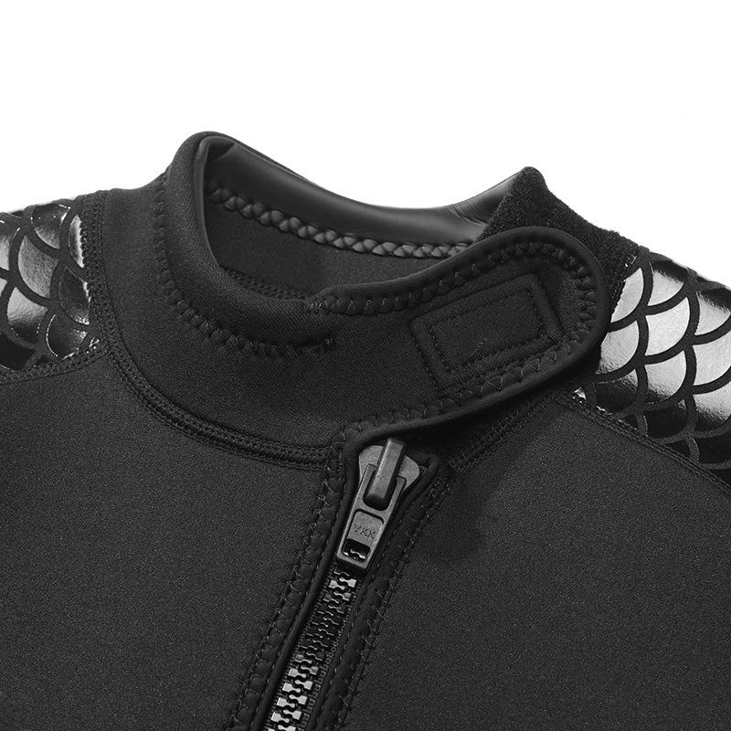 New 3mm Unisex Short-Sleeve Diving Suit - Thick, Warm, and Cold-Resistant for Surfing and Jellyfish Protection
