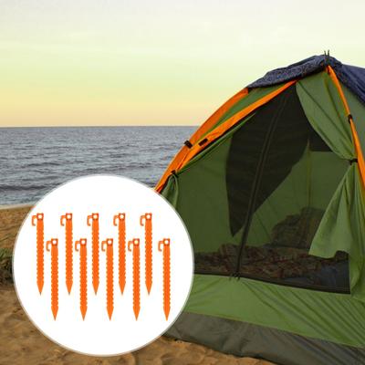 Outdoor-Camping-Zeltheringe, strapazierfähig, rundes Loch, Strandzeltheringe, Baldachinpfähle, winddicht