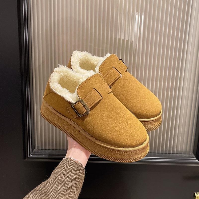 Women's Cotton Shoes Autumn and Winter New Velvet Thickened Outer Wear Versatile Thick-soled Warm Women's Shoes