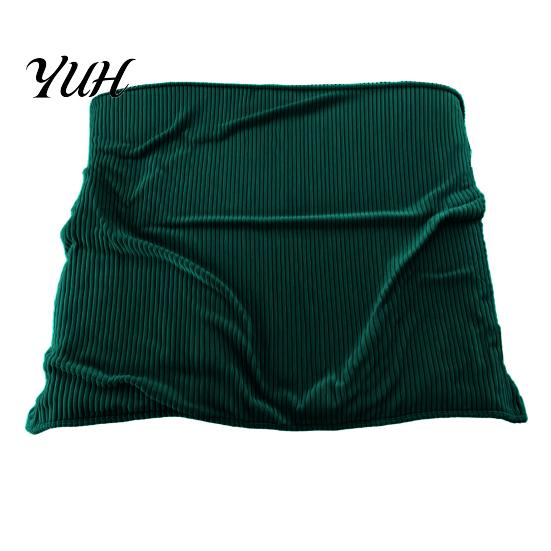 Portable Office Nap Blanket Striped Fleece for Bed, Ribbed Throw Couch, Warm Faux Rabbit Fur Soft Breathable Cozy Bed Blankets, Lightweight